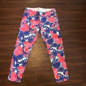 Lilly Pulitzer worth skinny mini jeans size 6